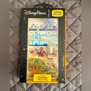 Otter Disney Symmetry Parks D-Tech Iphone 7/8 plus Case (New In Box)  box 8 plus